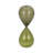 Decorative Glam Glass Hourglass Sculpture for Office Decor - Modern Object Accent for Bedroom Styling, Living Room Tabletop or Home Decoration - Green-969638724-970907095