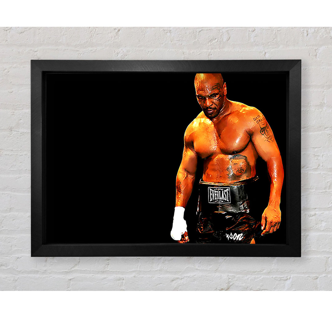 Gerahmter Kunstdruck Mike Tyson Champion