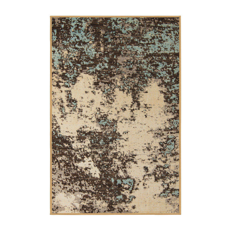 Tapis abstrait moderne 5376, Rectangle 8 pi x 12 pi