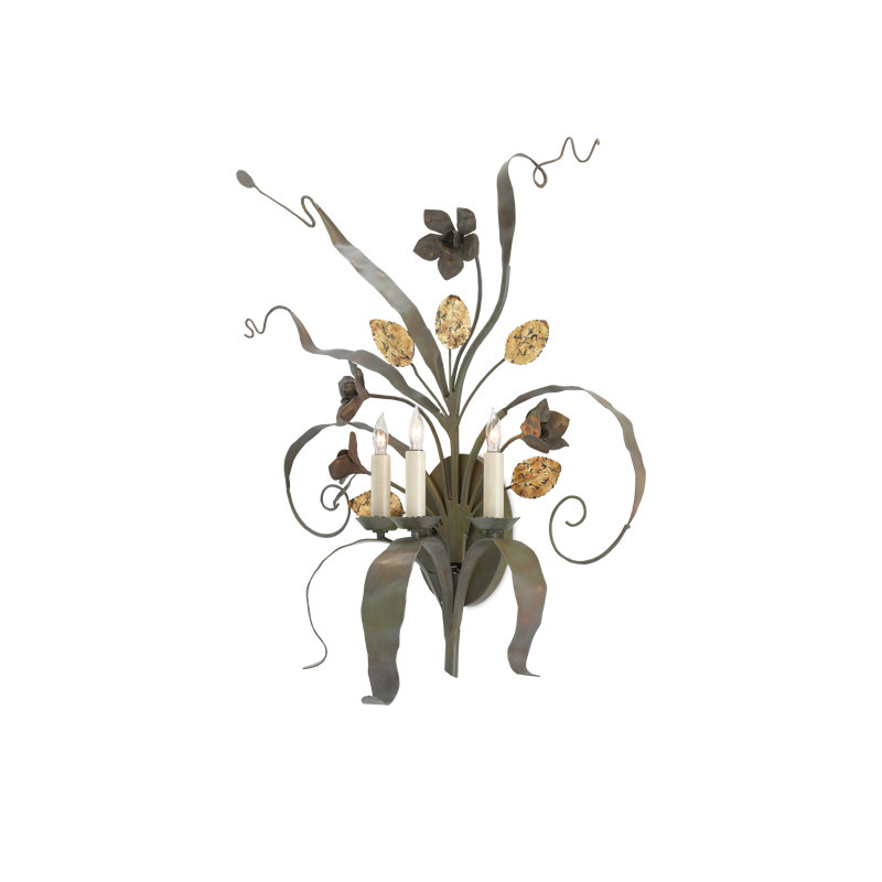 Bunny Williams Westley 3 - Light Candle Wall Light