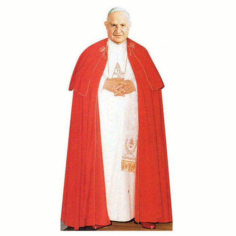Accroche en carton pope john xxiii