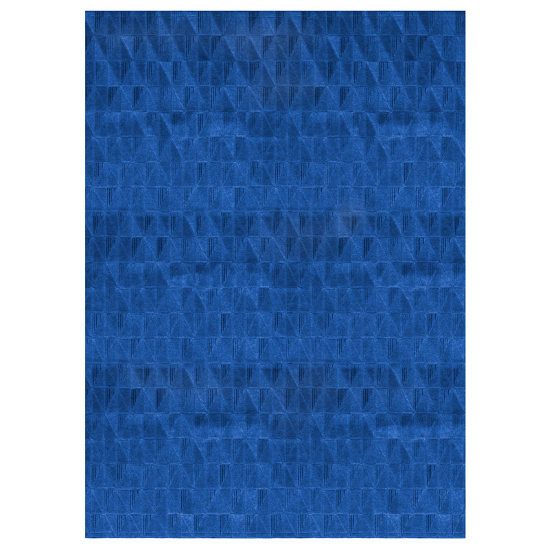 Fragment Geometric Area Rug in Blue, Rectangle 9'10" x 13'1"