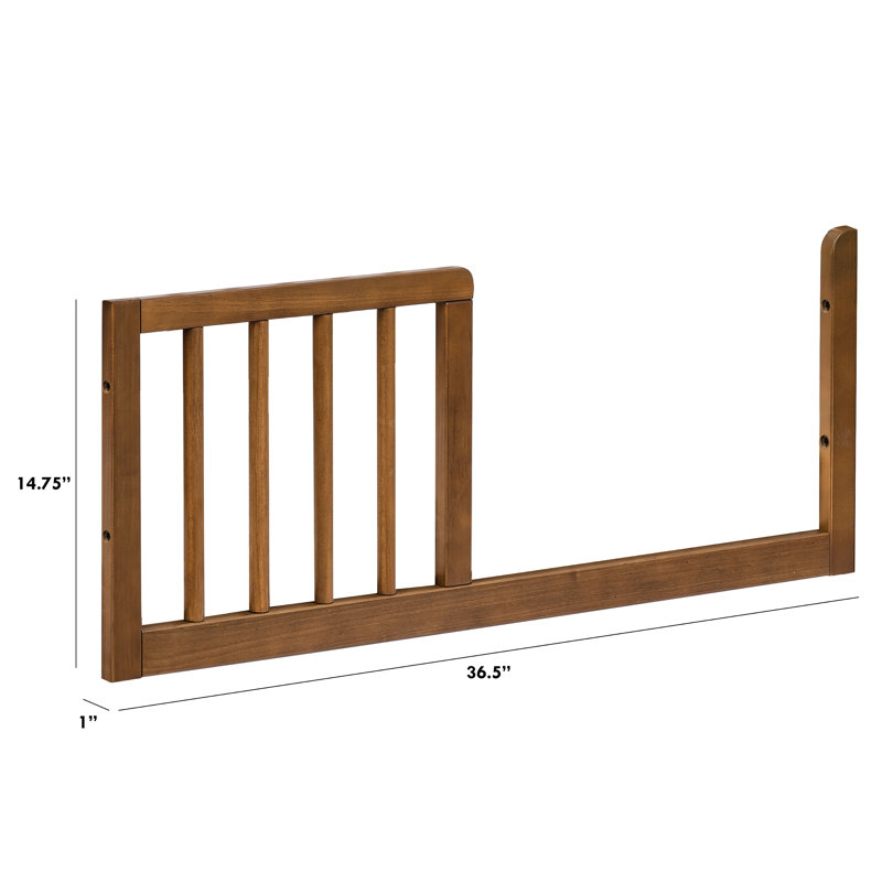 Gelato Toddler Bed Rail, Natural Walnut