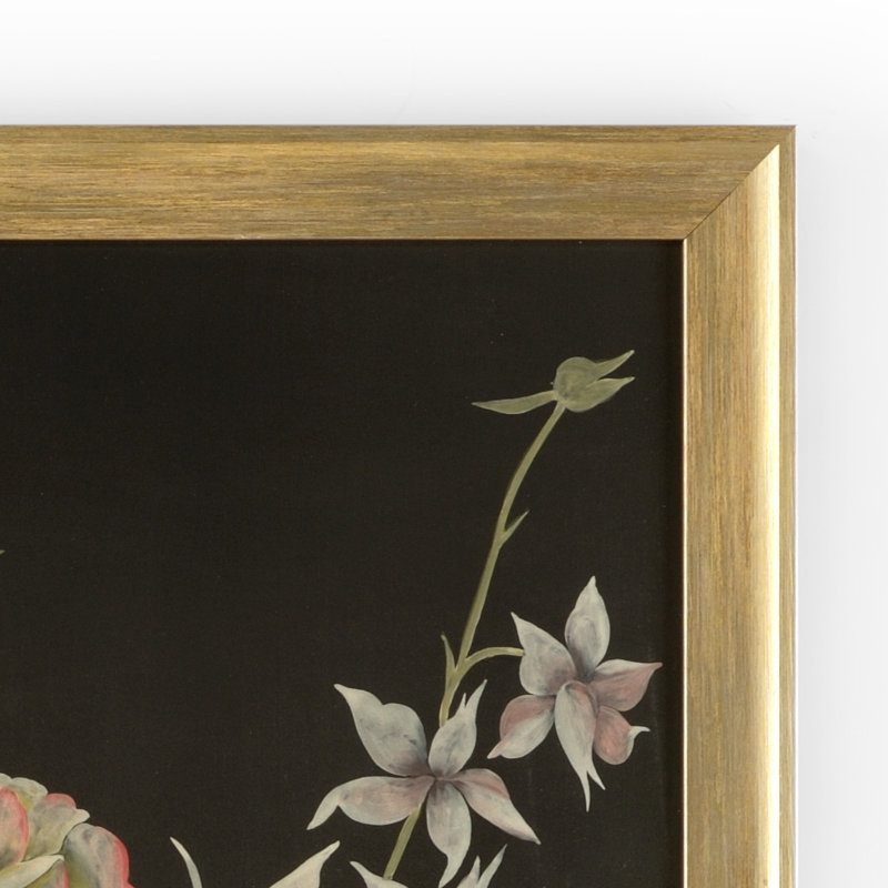 Fleurs En Noir Print