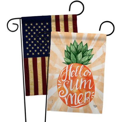 Double Sided 18.5'' H x 13'' W Polyester Garden Flag