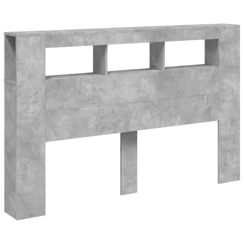 Nevio Headboard, Concrete Grey, 160 x 103.5 cm
