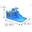 Jeu gonflable avec parc aquatique Shark