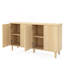 Buffet 59,74 "moderne en noyer avec rangement-1560566733