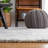 Ikat Hand Tufted Wool/Cotton Ikat Rug in Light Gray/Ivory-172100976