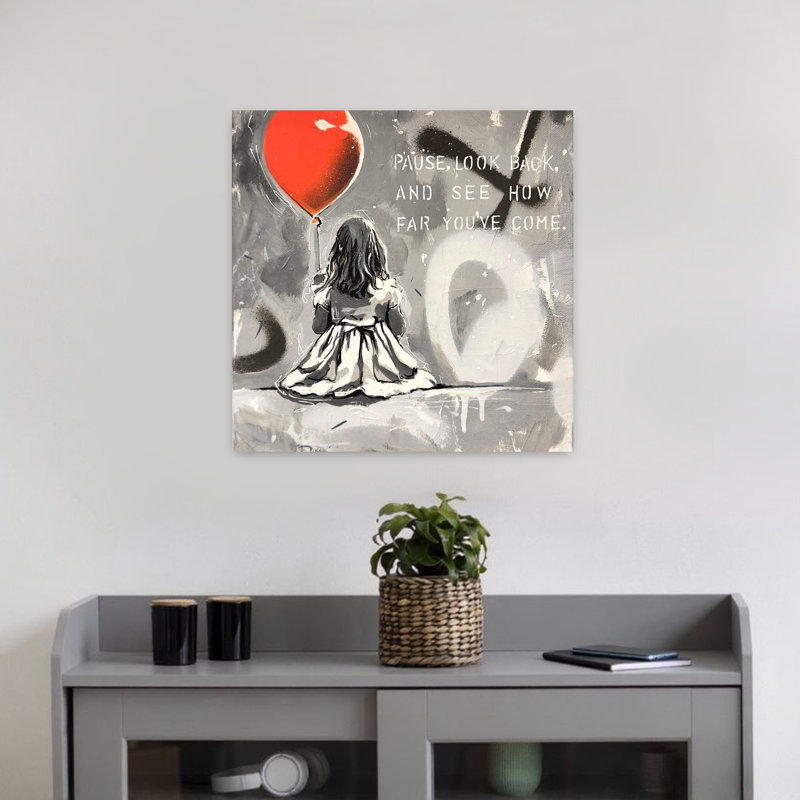 Contemporary Art Contemporary Wall Art by Suzan Habib - Wrapped Canvas Print, 45.72cm H x 45.72cm W