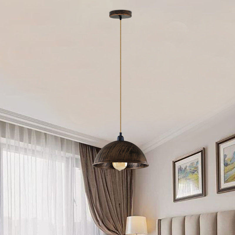 Brittaney 1 - Light Single Pendant, Brushed Copper, Yes