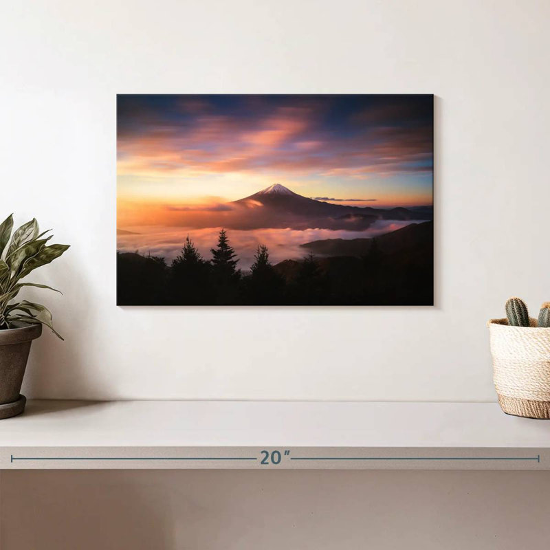 Cloudscape Alvord Mount Fuji, H 8 po x l 12 po