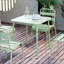 Table d'extérieur carrée imperméable Sera, idéale pour la cour, le balcon et les repas en plein air avec un design américain-941596324
