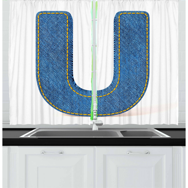 Pointed Kitchen Curtain