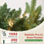 Arbre de Noël artificiel vert pré-éclairé-471912588