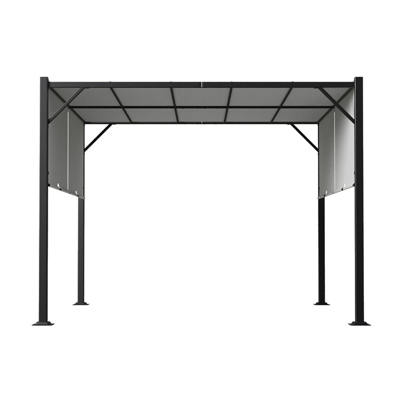 Outdoor Pergola with Retractable Canopy