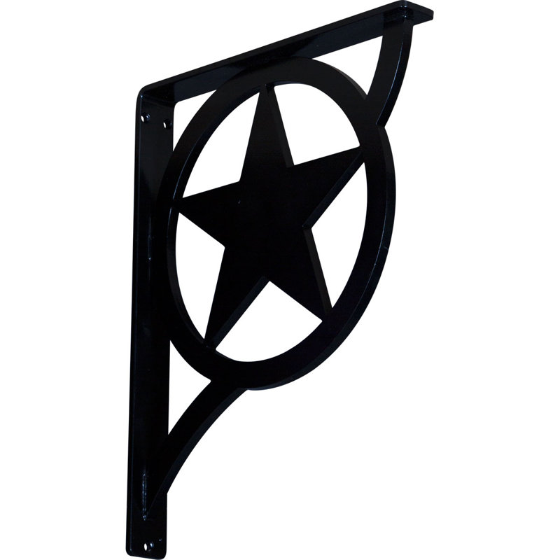 Support en fer forgé Austin, 1,5 po x 15 po