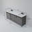 Marsyas 84 in W x 22 in D Double Bath Vanity and 34 in Mirrors-113389486-113389489