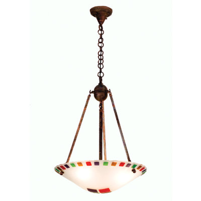 Luminaire suspendu bol simple 3 lumières Kayme