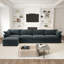 Canapé modulaire en forme de L, canapé avec 1 repose-pieds mobile, chenille-832921315-832921316-832921312