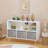 Kids Bookcase With Collapsible Fabric Drawers-1224021019