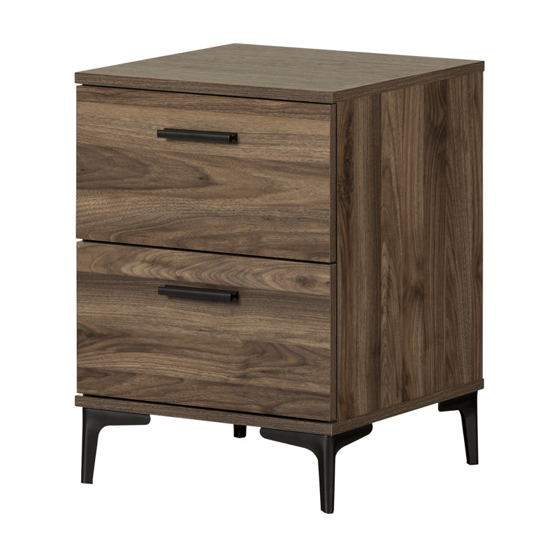 Woodacre 16.75'' W Nightstand, Natural Walnut