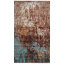 Tapis rouille et bleu sarcelle Crittenden-26348567