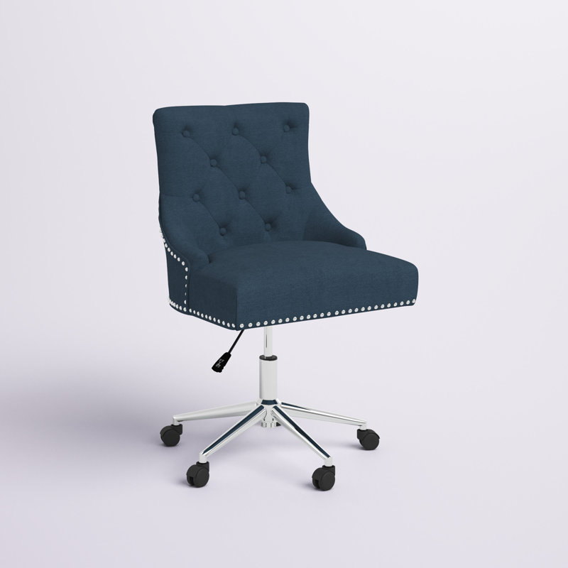 Chaise de bureau Carson Carrington Lagefors, Azur