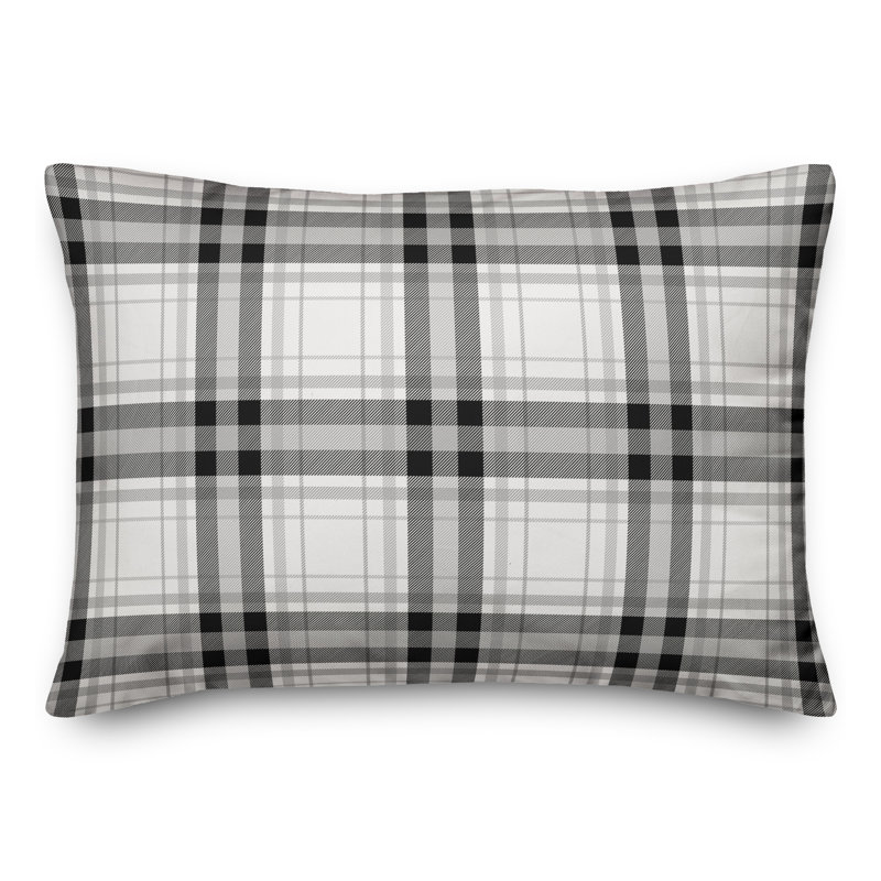 Plaid Throw Pillow