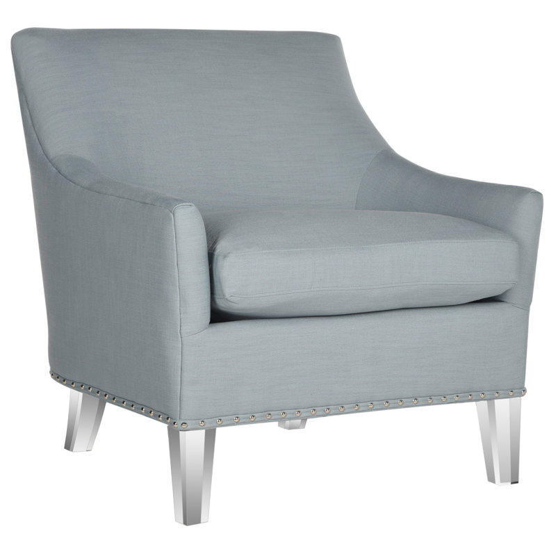 Harutiun Upholstered Armchair, Blue