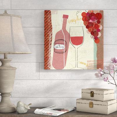 VIneyard Shiraz by Cheryl Warrick - Wrapped Canvas Print