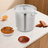 Electric Jam Mixer, 25L/6.6 Gal Stainless Steel Automatic Pot Stirrer Mixer, Automatic Mixer Machine With 4-Blade Mixing Scraper