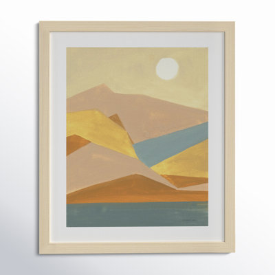 Retro Abstract I Southwest Mountains by Danhui Nai