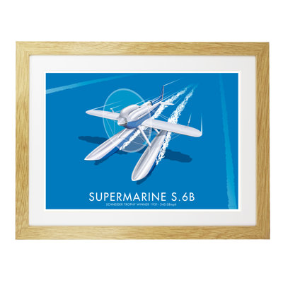 Supermarine S.6B by Stephen Millership - Print
