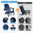 Nimitz All Weather Outdoor Folding HDPE Plastic Adirondack Chair With Cup Holder Fire Pit Chairs Oversized Patio Chair-1684897439
