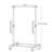 Utopia Alley 33.5"W Adjustaable Clothes Garment Rack