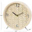 Metal Mechanical Tabletop Clock in Black
