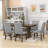 Linnett 6 - Person Extendable Dining Set