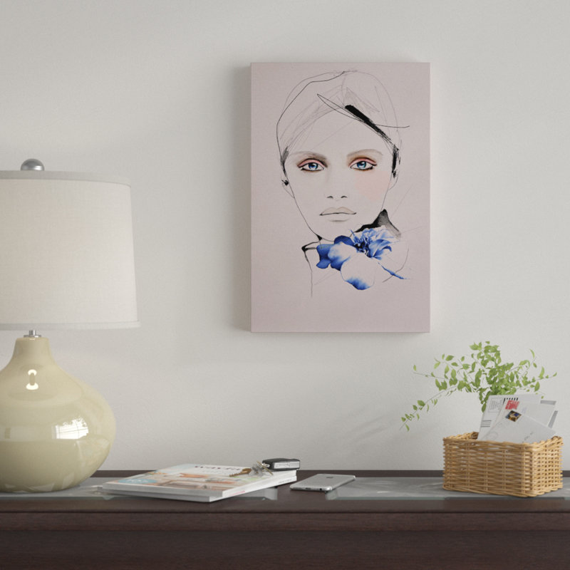 «Sky Wolf», impression sur toile, H 18 po x l 12 po x P 1,5 po, Pas de tapis, Toile tendue