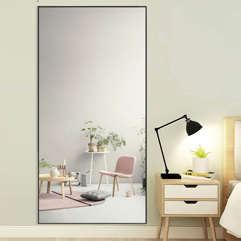 Metal Rectangle Mirror, 71" x  28"