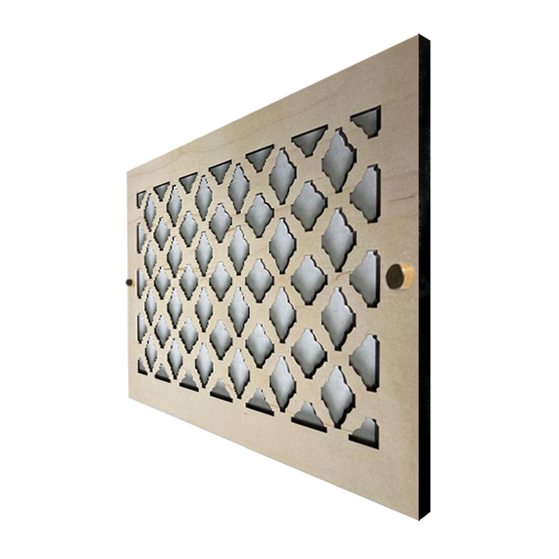 Registres muraux et de plafond Stellar Air avec vis en laiton - 6 x 14 (ouverture de conduit) 8 x 16 - Dimensions totales