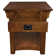 Mission Solid Wood End Table in Medium Oak