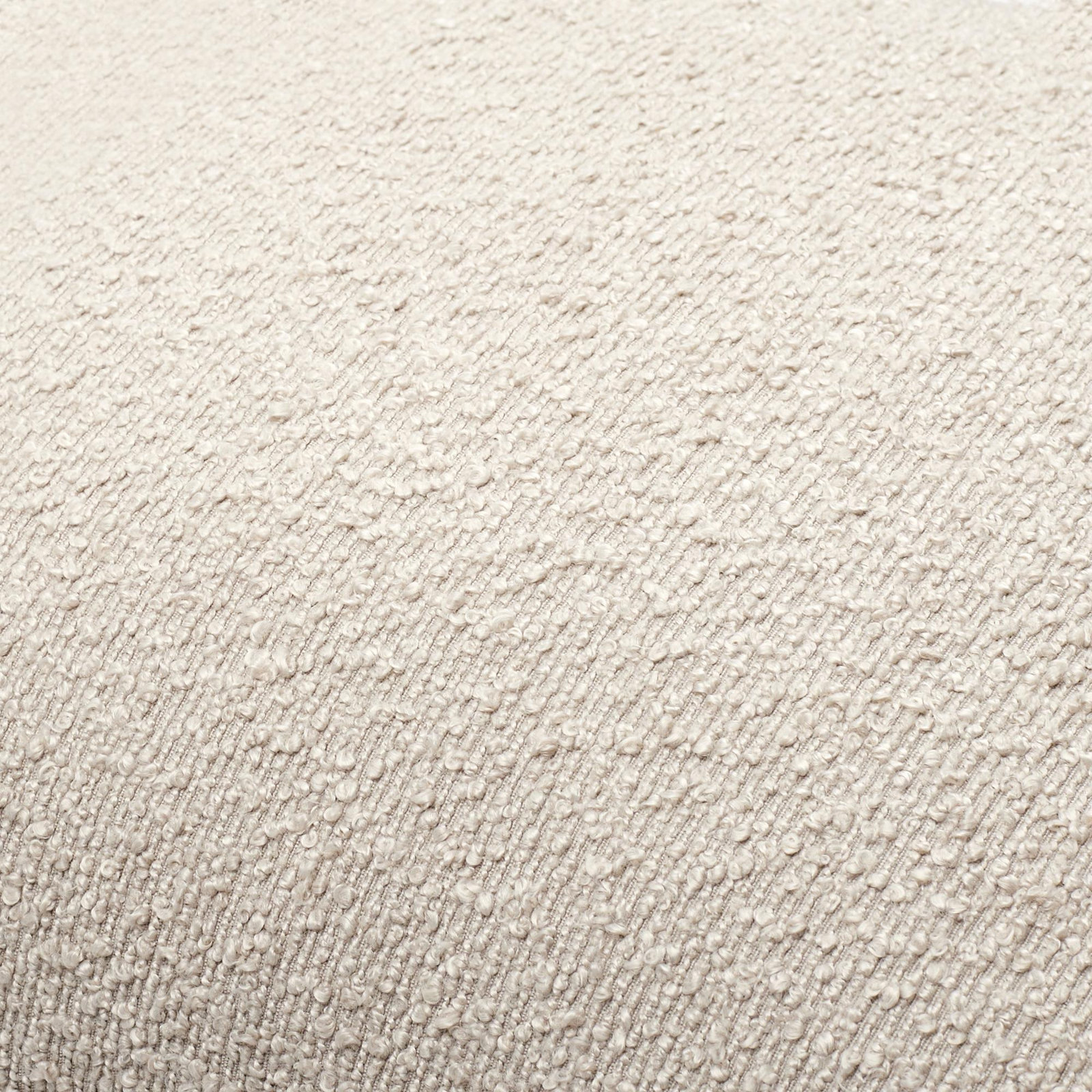 Amalfi Boucle Throw Pillow, Down, 22" x 22", Beige