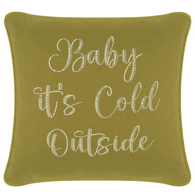 Coussin Sparkles Home Strass | Rembourrage en plumes | Luxe