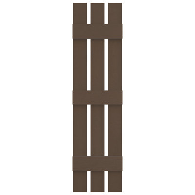 Builders Edge, TailorMade Three Board Spaced (3 Batten), Board-n-Batten Shutters, Includes Matching Installation Spikes (Per Pair)