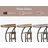 41.3" Industrial 4-Tier Console Table-696053867
