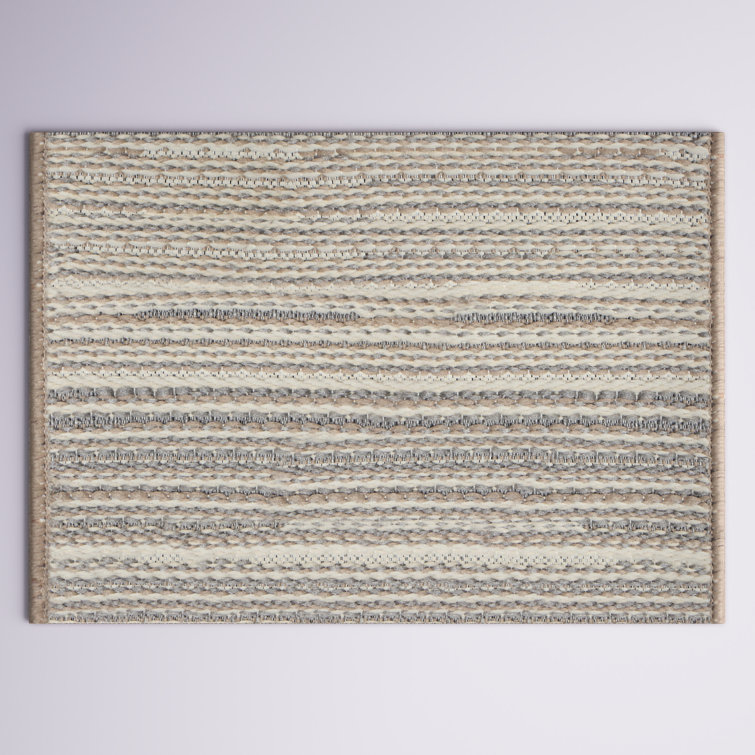 Markeith Striped Indoor / Outdoor Rug