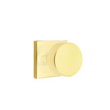 Passage Round Knob with Square Rose