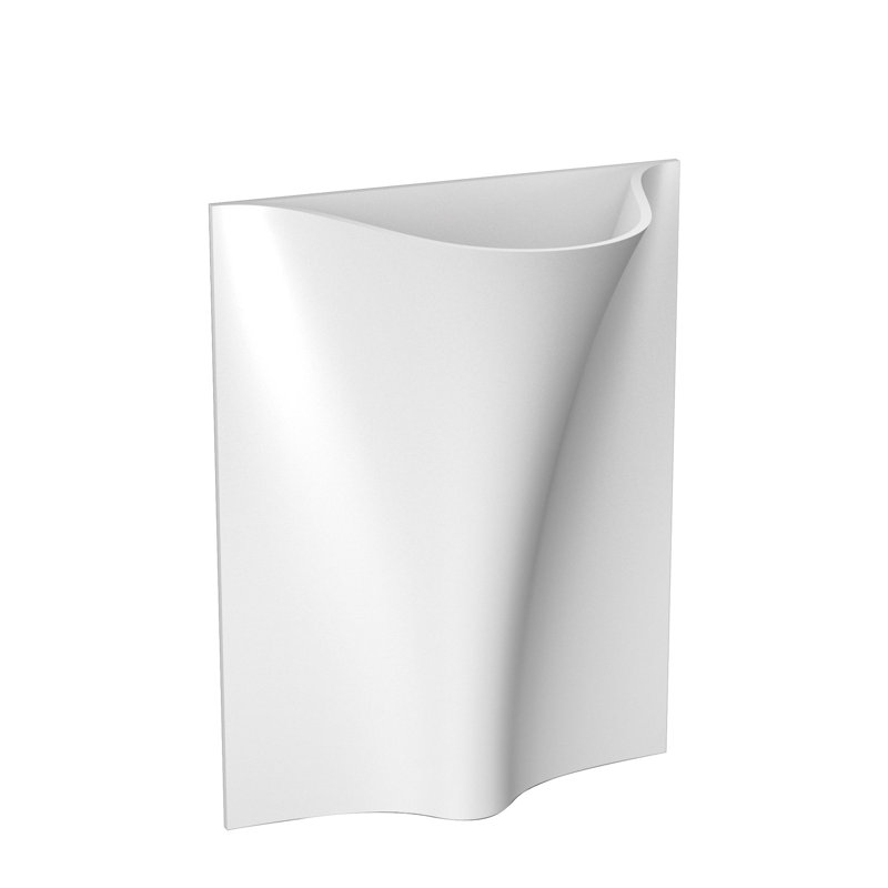 Elena 25.3'' L Bathroom Sink, White