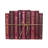 Decorative Books - Bordeaux Book Bundle - 1 Foot of Red Books-1073742881